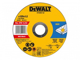 DEWALT Power Tools Metal Cutting Disc 125 X 1.2 X 22.23mm (Pack of 10) &pound;13.95